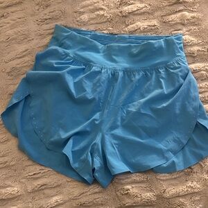 Lululemon Fast & Free Blue Athletic Shorts
